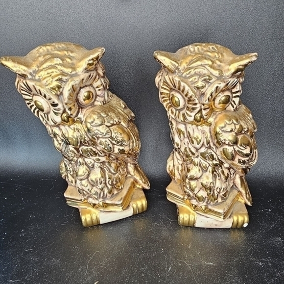 Vintage ceramic owl figurines - Picture 9 of 10